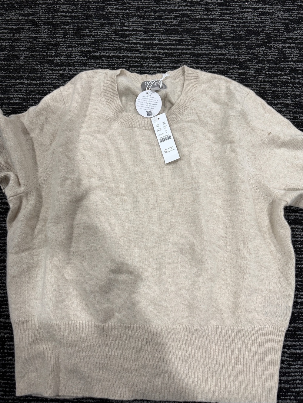 J. Crew Women's Crewneck Sweater in Light Tan